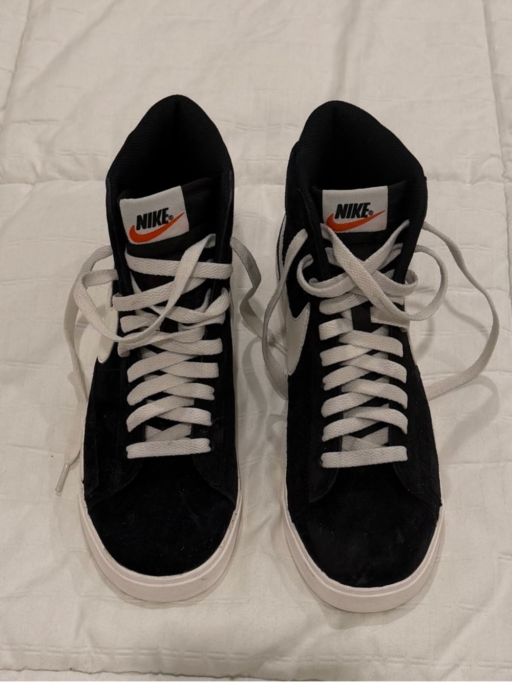 Nike Black & White High-Top Sneakers NWOB